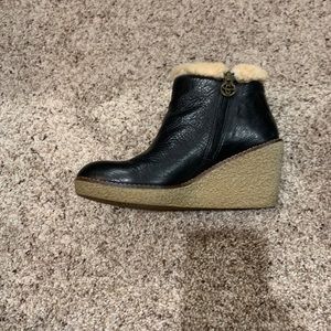 Stuart Weitzman wedge booties